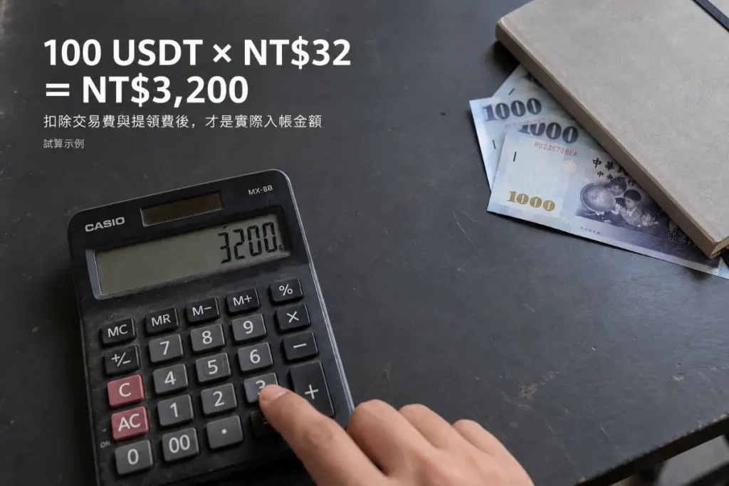USDT換台幣怎麼換?從賣出到領進銀行的流程、手續費與到帳時間 1 USDT換台幣匯率怎麼算